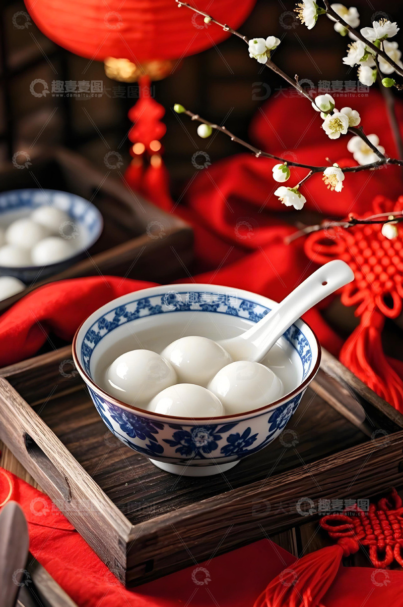 高清大图下载【趣麦麦图】美食摄影元宵摄影图