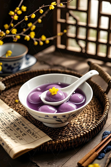 美食摄影之汤圆摄影图1