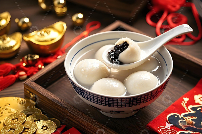 高清大图下载【趣麦麦图】汤圆美食摄影图2