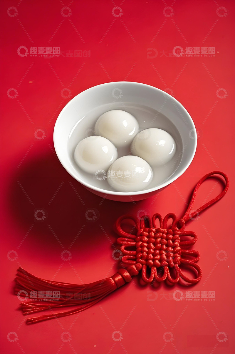 高清大图下载【趣麦麦图】元宵汤圆摄影图4