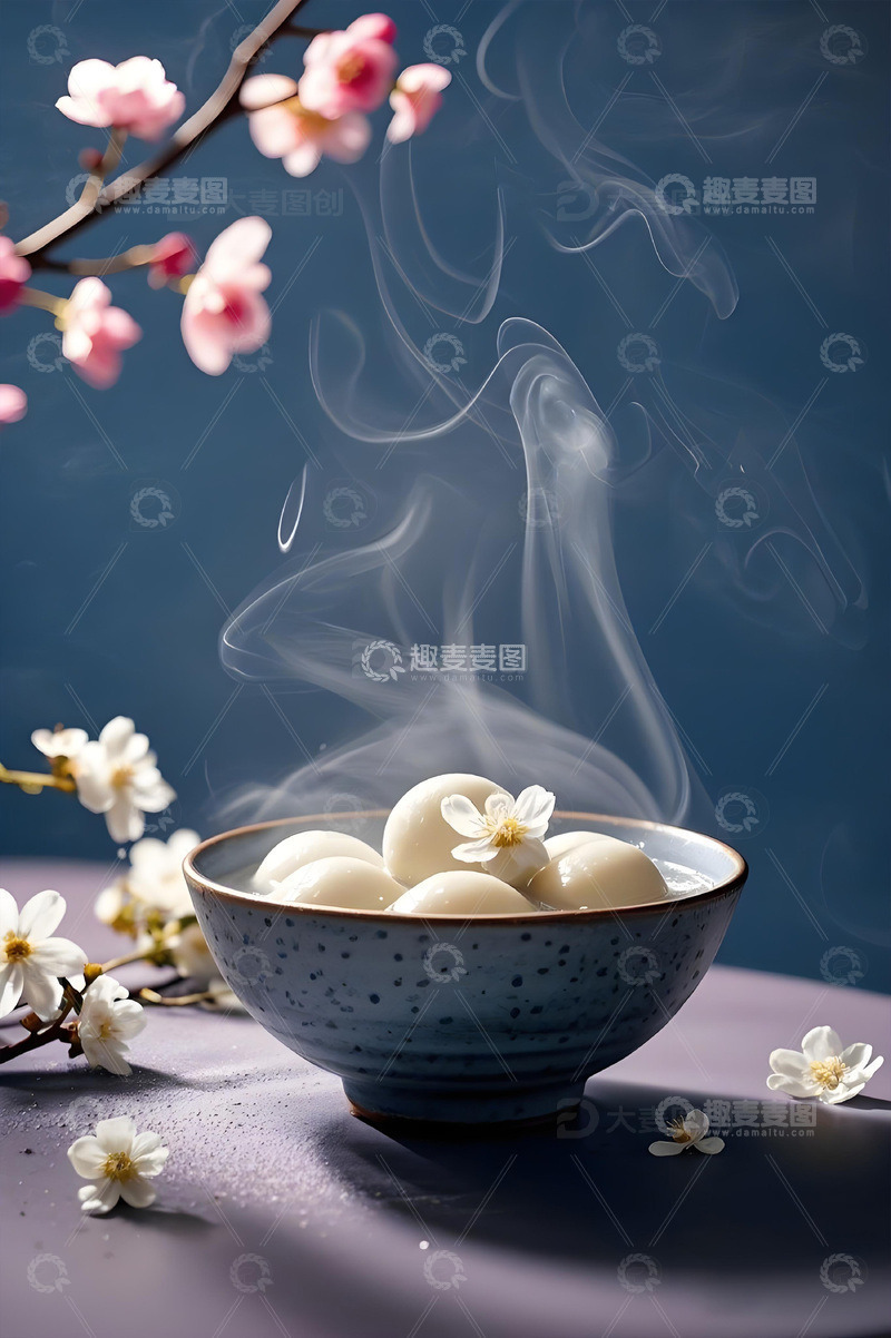 高清大图下载【趣麦麦图】元宵汤圆摄影图7