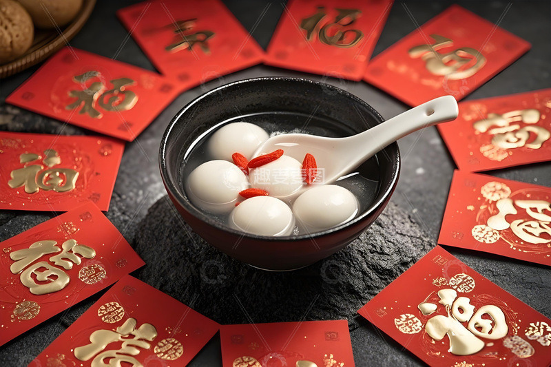元宵汤圆摄影图5