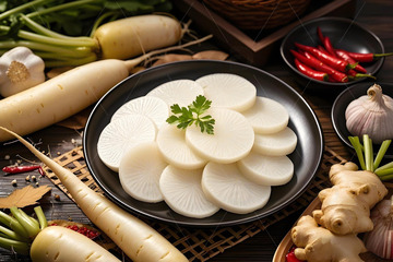 火锅食材之白萝卜