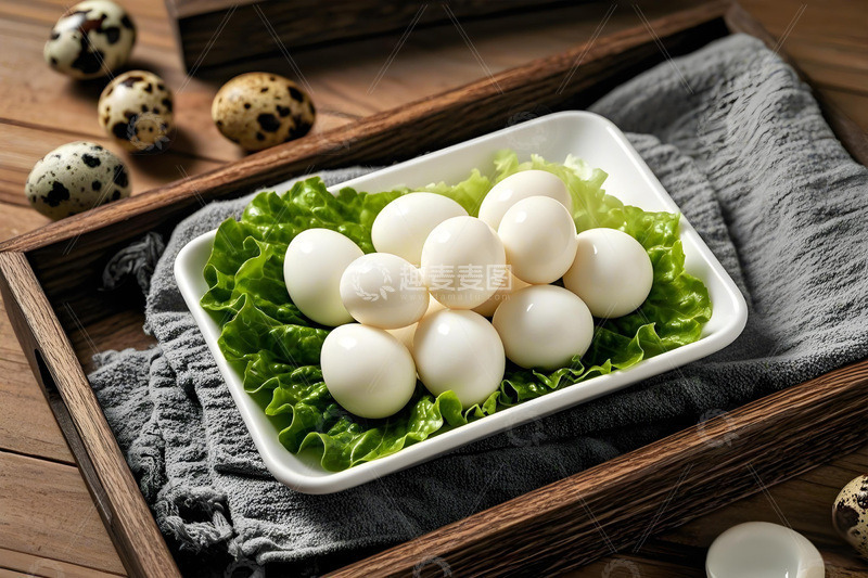 高清大图下载【趣麦麦图】火锅食材之鹌鹑蛋