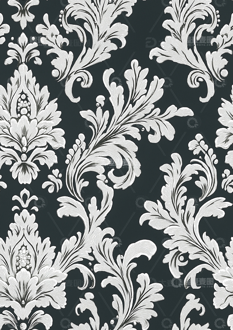 家纺花纹图案底纹设计图2