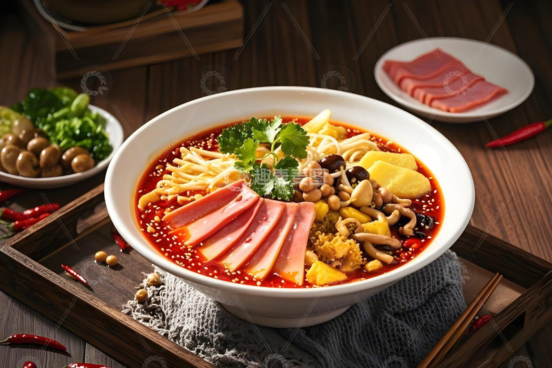 冒菜美食摄影图