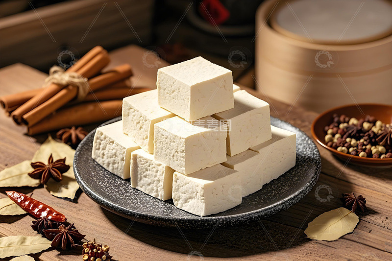 源文件下载【趣麦麦图】火锅食材之白豆腐