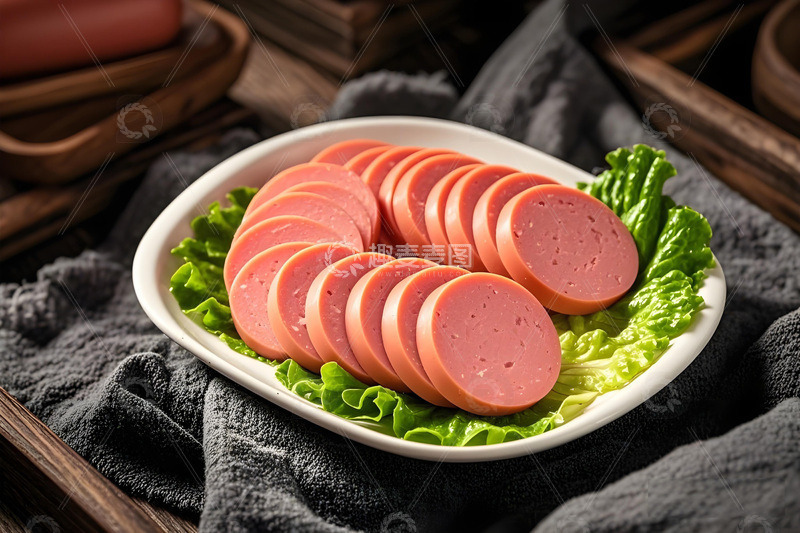 高清大图下载【趣麦麦图】火锅食材之香肠