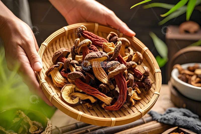 高清大图下载【趣麦麦图】火锅食材之牛肝菌