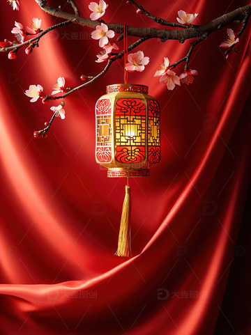 中国风红色喜庆新年背景18