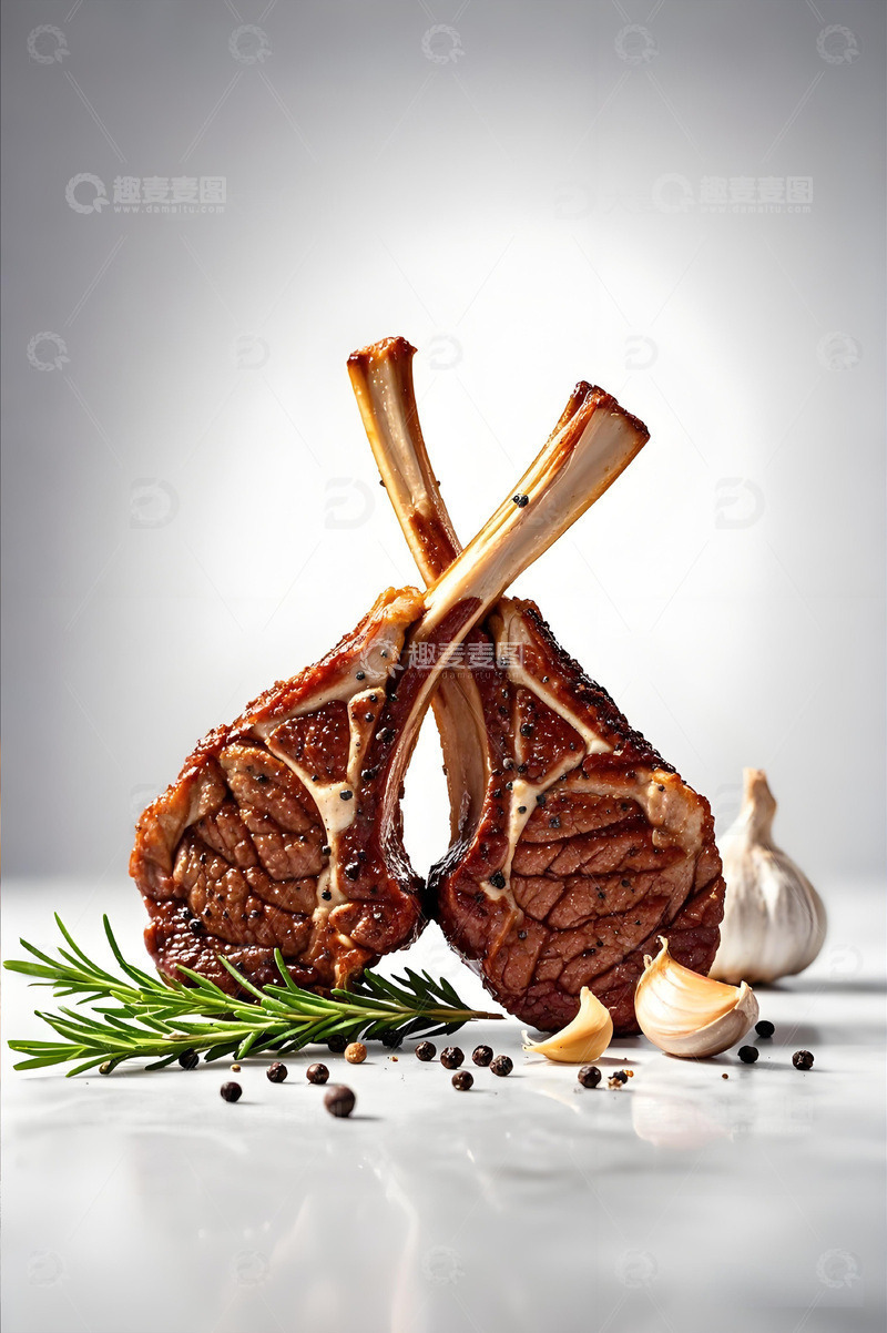 高清大图下载【趣麦麦图】牛排广告美食杂志摄影1