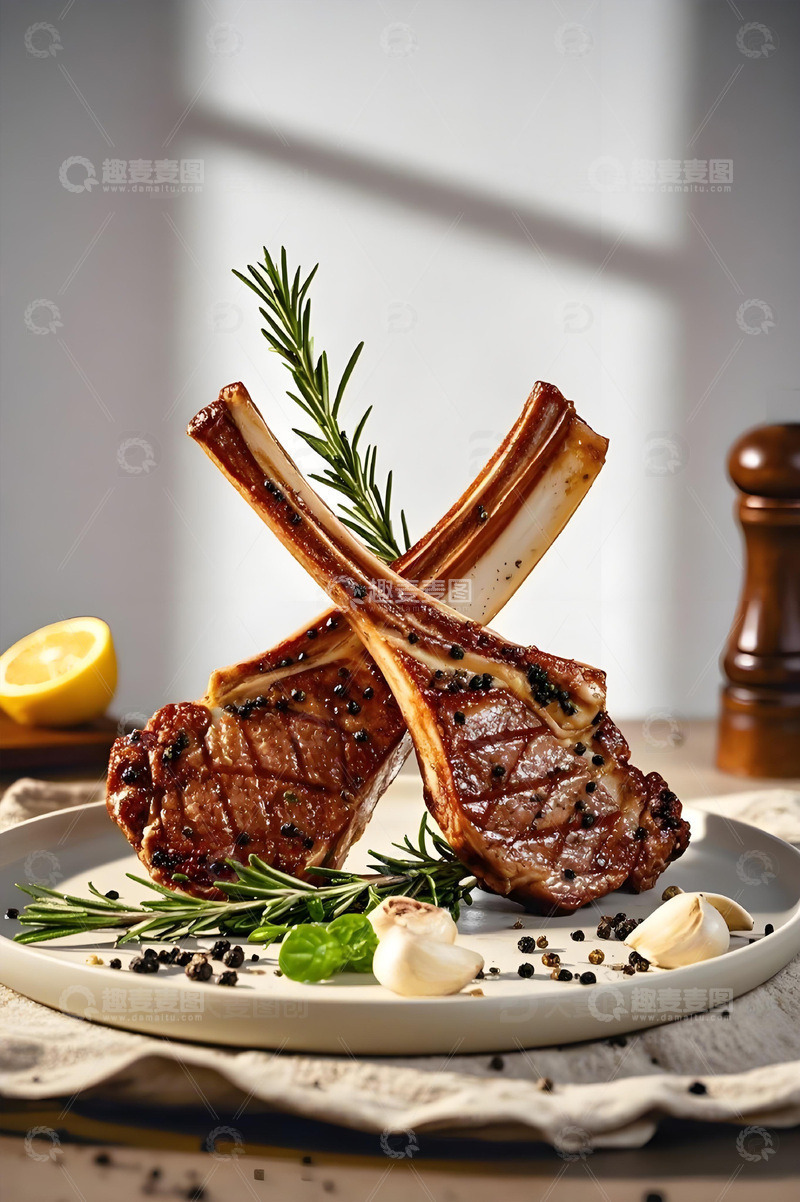 高清大图下载【趣麦麦图】牛排广告美食杂志摄影