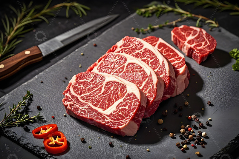 高清大图下载【趣麦麦图】生鲜牛肉摄影图