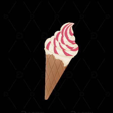 冰淇淋甜筒甜品