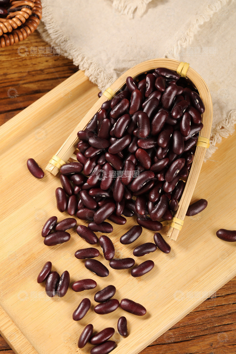 高清大图下载【趣麦麦图】红腰豆干货一盘特写5