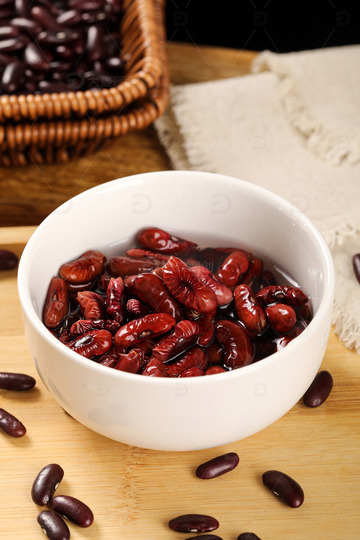 红腰豆干货一盘特写2