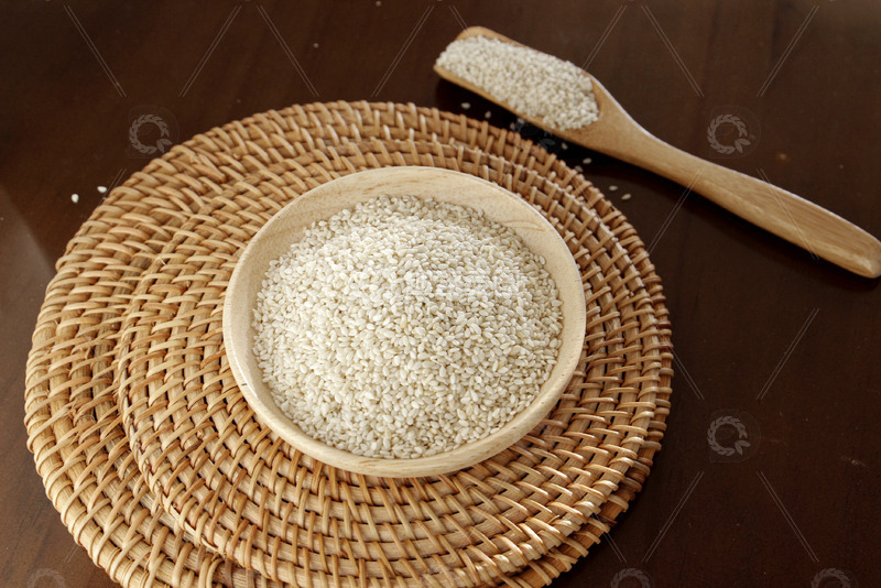 高清大图下载【趣麦麦图】白芝麻仁食材2