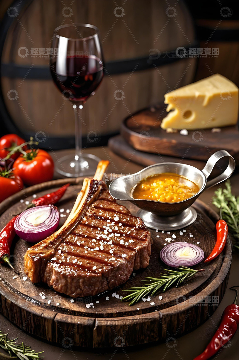 高清大图下载【趣麦麦图】美食广告牛排摄影图2