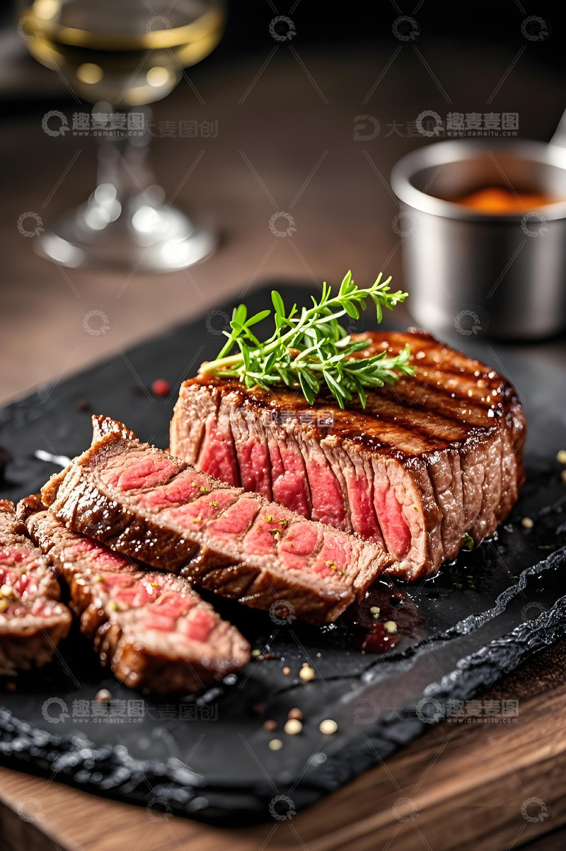 高清大图下载【趣麦麦图】牛排广告美食杂志摄影6