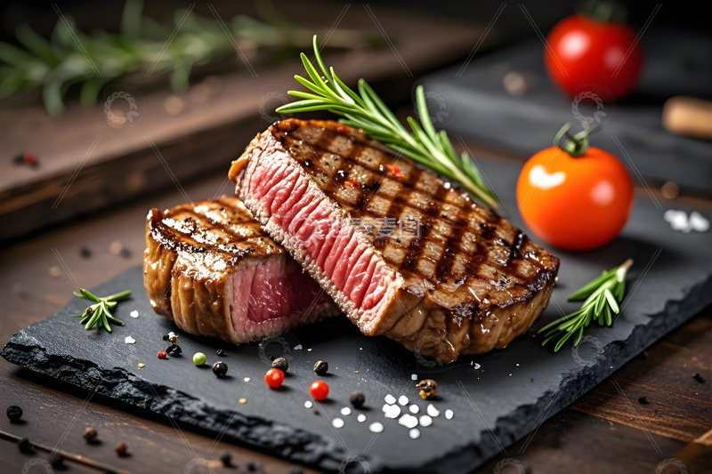 高清大图下载【趣麦麦图】牛排广告美食杂志摄影7