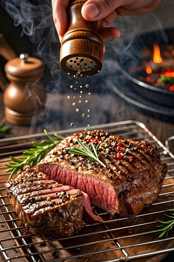 美食摄影之烤牛排2