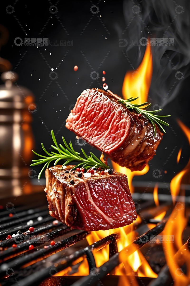 美食摄影烤牛肉1