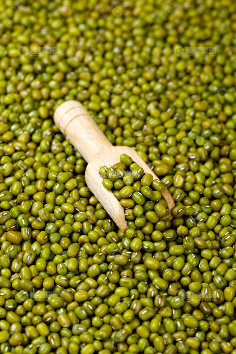 高清大图下载【趣麦麦图】散落的绿豆杂粮