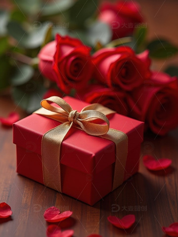 节日礼物玫瑰花