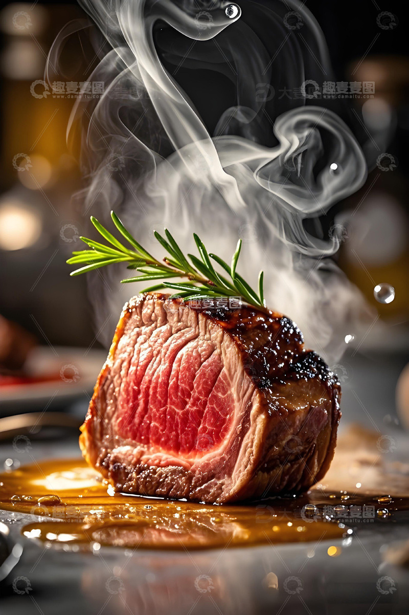 高清大图下载【趣麦麦图】牛排广告美食杂志摄影5