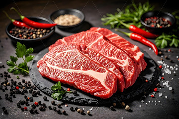 生鲜牛肉摄影图2