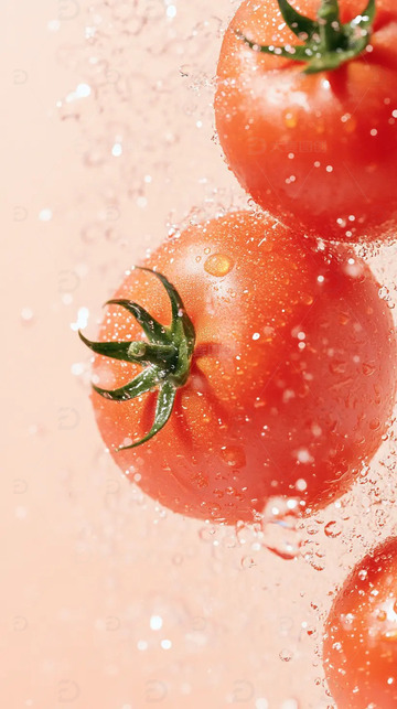 新鲜西红柿摄影图