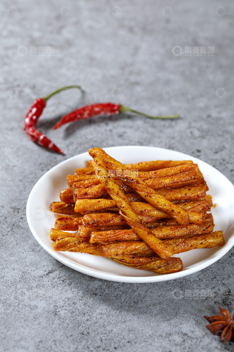 高清大图下载【趣麦麦图】辣条素牛筋面筋辣棒5