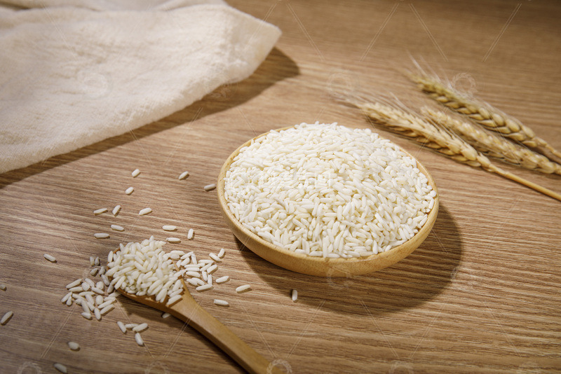 高清大图下载【趣麦麦图】白糯米食材