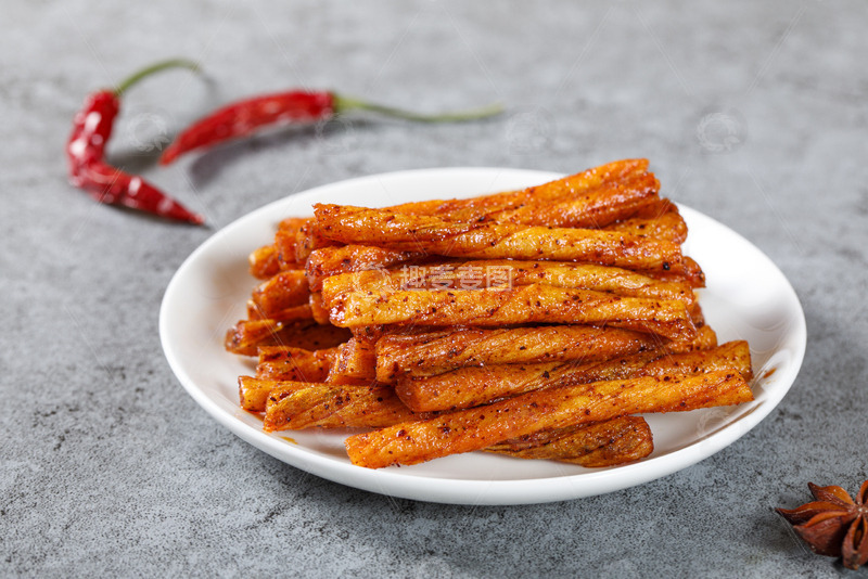 高清大图下载【趣麦麦图】辣条素牛筋面筋辣棒9