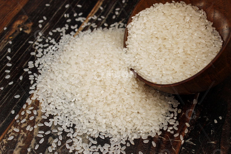 高清大图下载【趣麦麦图】大米特写俯视