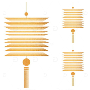 中式国风节日装饰元素灯笼