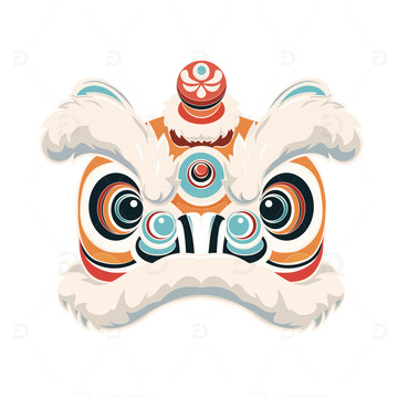 新年装饰狮子头帽子设计