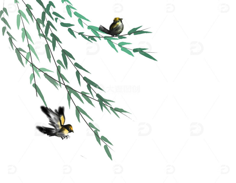 手绘春天立春互动