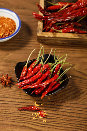 一盘小米辣红辣椒2