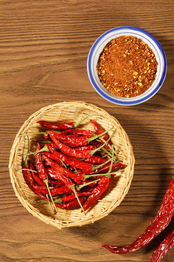 一盘小米辣红辣椒1