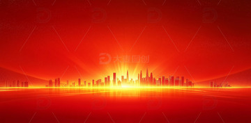 红色年会展会背景图1