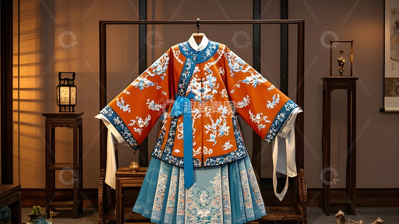 高清大图下载【趣麦麦图】京剧文化中国风戏剧演出服装1