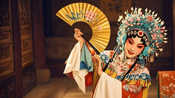 京剧花旦角色文化中国风戏剧演出