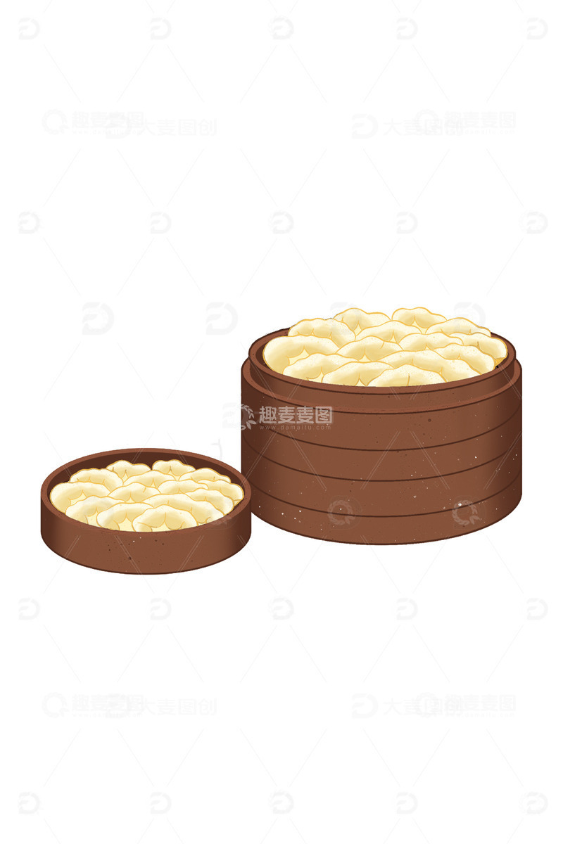 源文件下载【趣麦麦图】冬至饺子节日节气食物过年过节