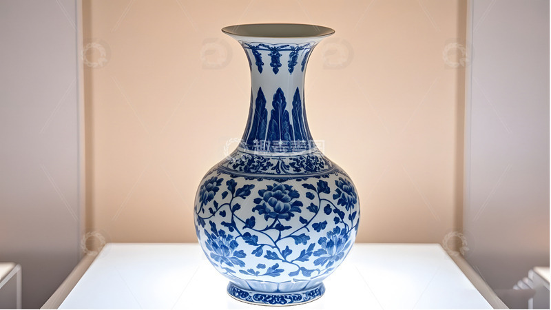 高清大图下载【趣麦麦图】陶瓷花瓶中国风传统文化艺术品展示
