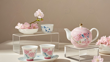 陶瓷茶具套装中国风传统文化艺术品