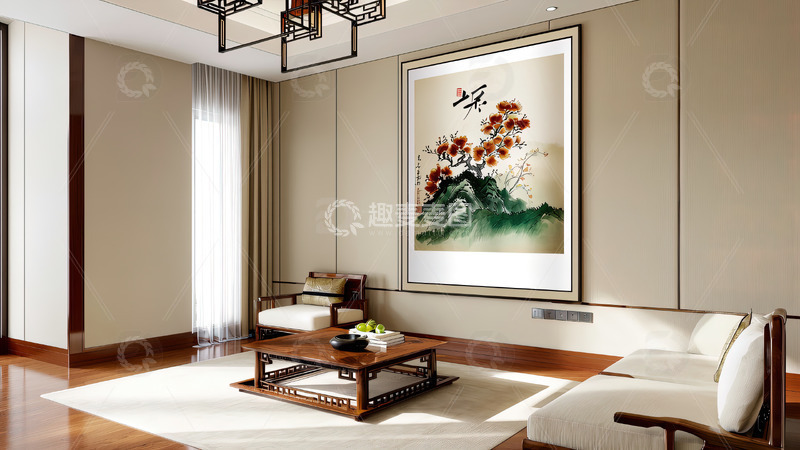 新中式中国风家居效果3