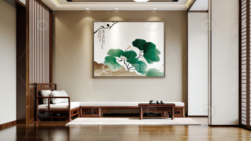 新中式中国风家居效果