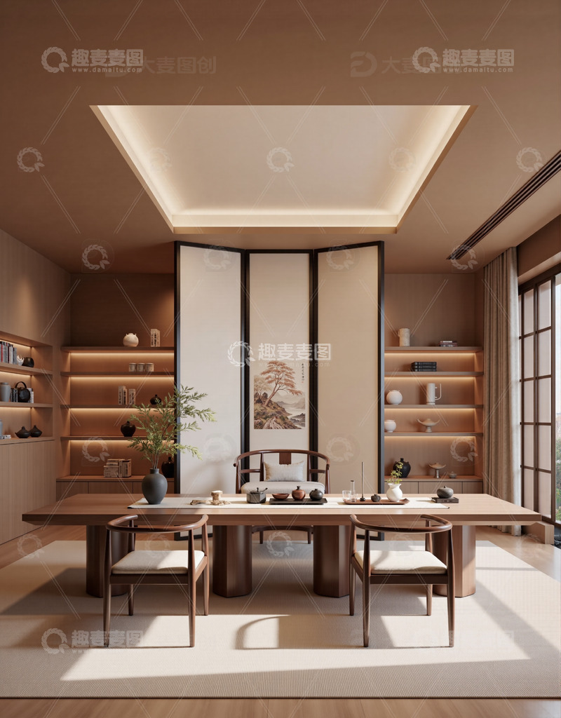 新中式中国风家居效果10