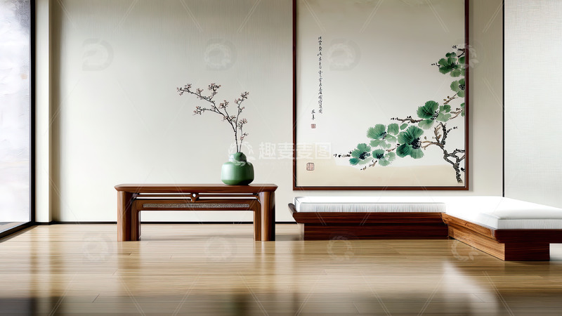 新中式中国风家居效果2